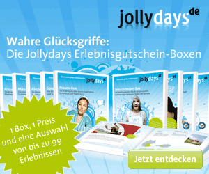 Dieses Erlebnisportal hat ebenfalls eine Reihe von Geschenken in Form von Erlebnisboxen und Erlebnisgutscheinen im Programm.