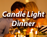 Candle Light Dinner - Geschenkidee für Romantiker